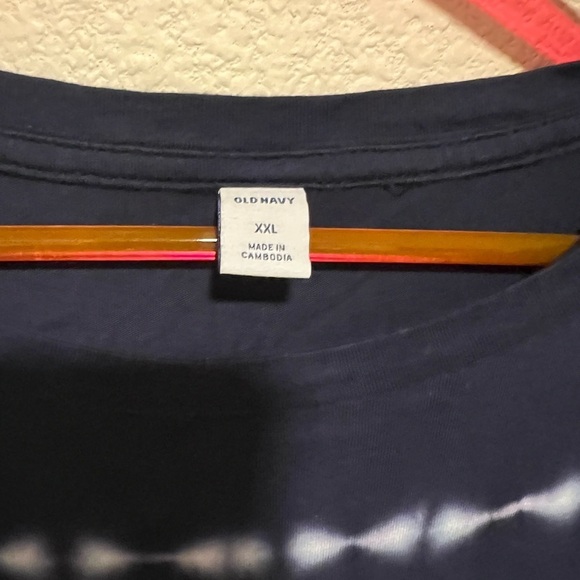 NWT! Old Navy Navy and White Tie-Dye Maxi Dress size XXL - Picture 4 of 5